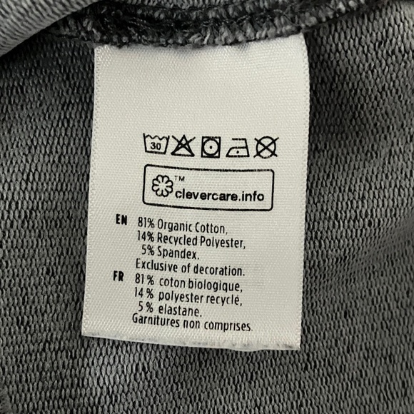 tentree organic cotton women’s size small Gray Crewneck Top - Picture 11 of 11